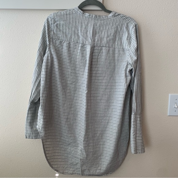 Madewell tunic loose fit shirt stripe size M - Picture 3 of 3
